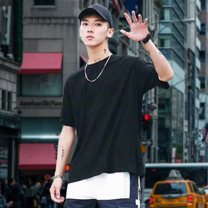 Alta calidad casual Unisex hombres mujeres 190g puro algodón OEM logotipo personalizado liso en blanco hombres camiseta para hombres - Product Image 5