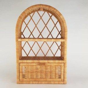 ชั้นวางของหวาย2ชั้นแบบทำด้วยมือสินค้าใหม่ออกแบบเองได้ทำด้วยมือ - Product Image 2