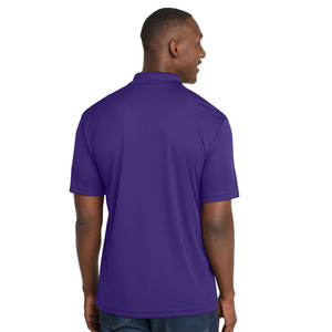 Polo de Golf de Manga Corta para Hombre, con Logotipo de Jinete Bordado en Color Morado, de Alta Calidad y Corte Ajustado - Product Image 4