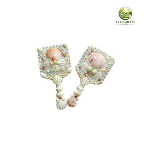 Fashion Handmade Seashell <b>Vanity</b> <b>Mirror</b> Natural Pearl Decorative <b>Mirror</b> Beach Coastal Home Decoration Gift Wholesale OEM - Product Image 1