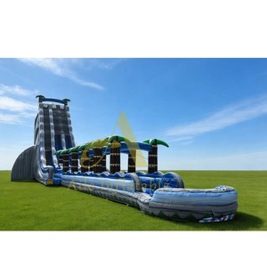 <span class=keywords><strong>Toboggan</strong></span> <span class=keywords><strong>aquatique</strong></span> gonflable tropical géant à double piste avec glissière <span class=keywords><strong>aquatique</strong></span> - Product Image 1