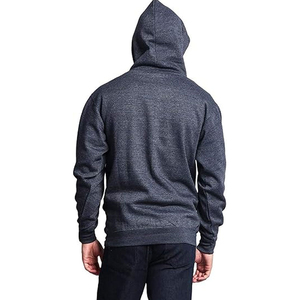 Sweat à capuche unisexe en molleton 100% coton lourd brodé pour l'hiver 2025 avec poche kangourou - Product Image 2