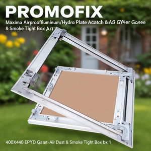 PROMOFIX Maxima Airproof - Tapa de Aluminio/Hidroplástico para Placas 400x400 con Junta EPDM - Caja Hermética contra Polvo y Humo (1 Unidad) - Product Image 3