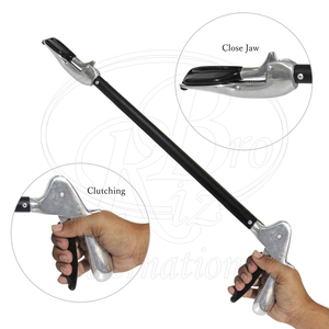 Tong de manejo de serpiente gigante suave mango de pulido de tubo recubierto de polvo de aluminio y mandíbula 24 pulgadas Snake Catcher Snake Stick - Product Image 1