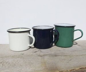 Taza de leche y café de cerámica personalizada de 12oz, sublimación impresa para acampar, muestra gratuita del fabricante para uso en fiestas y regalos - Product Image 3