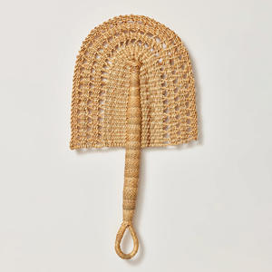 Abanico de mano de algas marinas de tamaño mini, directamente del mejor proveedor, abanicos de mano tejidos a mano con hierba marina - Product Image 1