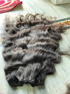 Extensions professionnelles de cheveux humains de qualité supérieure ondulés naturels indiens Remy pour salon et coiffage personnel - Product Image 4