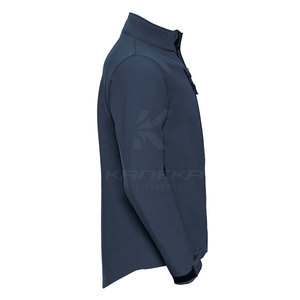 Veste d'hiver softshell à col montant, logo sur le devant, confortable, chaude, pour l'extérieur, parfaite pour les journées froides, usage quotidien, voyage, légère, pour homme - Product Image 2