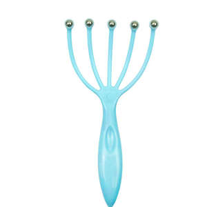 オフィスホームSPAヘアスカルマッサージャーポータブルハンドヘルドSPAヘッドマッサージャー、5つのスチールマッサージボール付き - Product Image 5