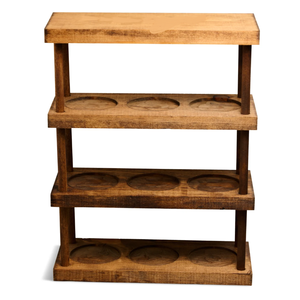 Support de boîte de rangement d'épices en bois personnalisé à 2 niveaux designer artisanat moderne support en bois meilleure qualité prix le plus bas - Product Image 5