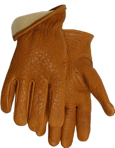 New Design Comfortable Safe Buffalo Grain Leather <b>Driver</b> Work <b>Gloves</b> Heat Resistance Personal Protective Hand Arm Protection - Product Image 1