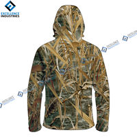 Chaqueta de Plumón con Diseño de Camuflaje de Moda 2025, Chaqueta de Caza de Invierno Sublimada con Capucha Personalizada de Alta Calidad para Hombre