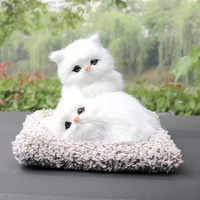 Jouets en peluche modernes, 100 pièces, animaux en peluche mignons et réalistes, poupées en peluche pour la décoration du tableau de bord de la voiture et de la maison, cadeaux parfaits