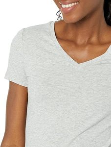 T-shirts à col en V tricotés décontractés à la mode pour femmes vente en gros d'été - Product Image 2