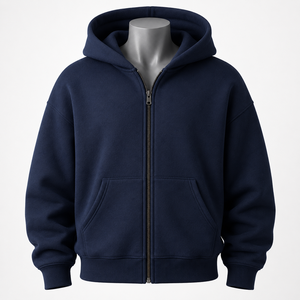 เสื้อฮู้ดดี้ผู้ชายไซส์ใหญ่ ผ้าฝ้ายฟลีซ 100% ดีไซน์รักษ์โลก ทรงหลวม สัมผัสนุ่ม สวมใส่สบาย ผลิตอย่างดี เหมาะสำหรับใส่ลำลอง - Product Image 3