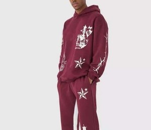 Nouveau survêtement pour homme à imprimé gonflé, tissu durable, vente chaude, tendance, prix bas, survêtement à imprimé gonflé de haute qualité - Product Image 2