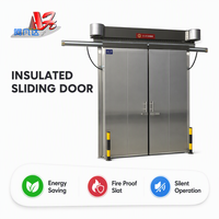 Portes battantes de chambre froide conçues en usine, à ouverture simple ou double, personnalisables pour les besoins de la chaîne du froid en entrepôt