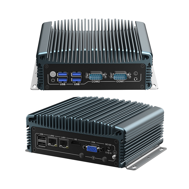 Fanless Factory Control Computer for Industrial IoT and Edge Computing Reliable Platform for B2B Projects Embedded Industrial PC