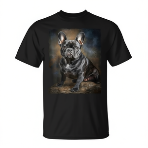T-shirt promozionale a tema Bulldog Francese per gli amanti dei cani - Product Image 3