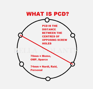Kit adaptateur Pcd pour moyeu de volant en alliage d'aluminium noir tout usage. pour Momo Nardi <span class=keywords><strong>Omp</strong></span> <span class=keywords><strong>Sparco</strong></span> - Product Image 3