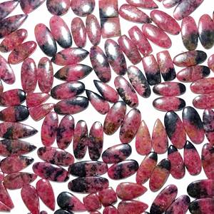 ¡Suministro directo de fábrica, cabujón de Rodonita de cuarzo natural, piedras preciosas sueltas para hacer pulseras y collares a la venta! - Product Image 5