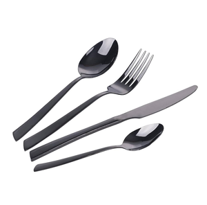 Cuillère à couverts en acier miroir Design populaire Ensemble de 5 pièces Ensemble de couverts professionnel poli mat Meilleur prix - Product Image 6