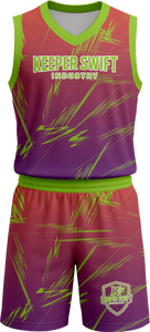 Uniforme de basket-ball personnalisé fabriqué au Pakistan, nouveau design, shorts et maillot d'équipe d'été avec sublimation et couleurs personnalisées - Product Image 5