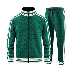 Chándal Atlético sólido de talla grande de invierno para hombre, con cremallera completa, cálido, para correr, comodidad Premium, ropa de entrenamiento de rendimiento - Product Image 5