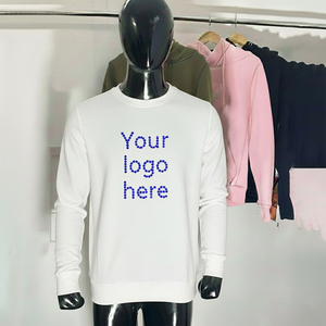 เสื้อสเวตเชิ้ตโอเวอร์ไซส์ แขนยาว คอวี แต่งลายปักด้านหน้า แนววินเทจ  ผ้าถักหนา - Product Image 4