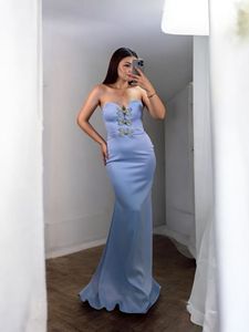 Vestido de Noche Hecho a Medida, Elegante Estilo Sirena, Vestido Largo con Decoración de Mariposas, Hecho en Turquía - Product Image 4