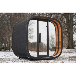 Sauna extérieur à vapeur pour 4 à 6 personnes, panneau de commande informatisé, capacité de 4 personnes, pour appartement, villa, utilisation extérieure + LIVRAISON GRATUITE - Product Image 3