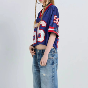 Camiseta de Fútbol Personalizada con Nombre, Número y Uniforme de Equipo, Malla Transpirable, Pantalones Cortos Deportivos para Entrenamiento y Juego, para Mujer - Product Image 2