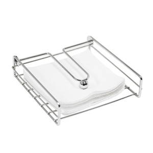 Custom Handmade Silver Coated Square Shape Leaf Design Self-Adhesive Stainless Steel <b>Paper</b> Holder <b>for</b> Caffey Garden Pubs & Clubs - Product Image 5