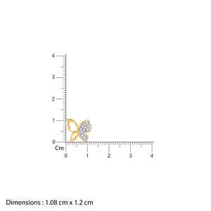 Pendientes de oro con diamantes Vlinder - Product Image 5