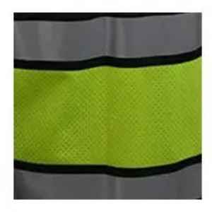 Gilet de travail haute visibilité 2025 classe 2 vert noir maille polyester sécurité industrielle construction gilet de sécurité réfléchissant - Product Image 3