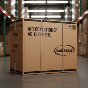 Climatiseur split moderne à haute efficacité 18000 BTU avec technologie de refroidissement rapide, faible niveau sonore et fonctions d'économie d'énergie - Product Image 5