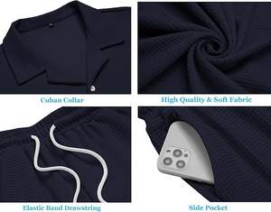 Conjuntos de Camiseta y Pantalones Cortos Casuales de Verano para Hombre, Estilo Urbano, Estampado, Venta al por Mayor, Conjunto de Camiseta y Pantalones Cortos de Alta Calidad para Hombre - Product Image 4