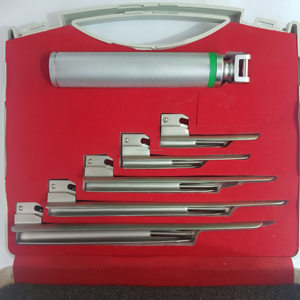 Laringoscopio Eléctrico de Fibra Óptica Miller, Herramienta de Intubación con Hoja Recta para Pediatría y Adultos, Acero Inoxidable, Certificado CE ISO, OEM - Product Image 1