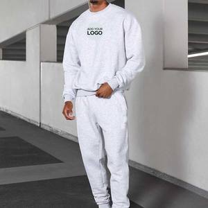 Survêtement pour homme 2 pièces survêtement ensemble pull à manches longues costume athlétique pour le sport décontracté Fitness Jogging survêtement - Product Image 1