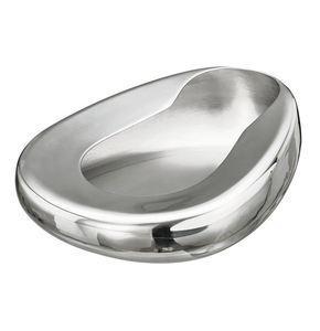 Bassin en acier inoxydable femelle avec couvercle médical utilisé dans les hôpitaux - Product Image 4