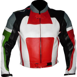 Chaqueta de moto de carreras de cuero genuino para hombre 2025, ropa de motorista multicolor, nombre completo del equipo, impermeable, a prueba de viento, todas las estaciones KATH - Product Image 1