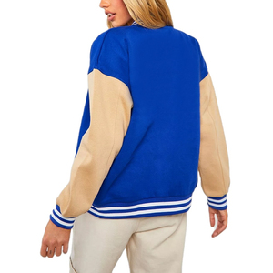 High Quality Women's Varsity Baseball Jacket100% wool Crop <b>Slim</b> <b>Fit</b> Custom Logo Embroidery women's <b>jackets</b> varsity <b>jackets</b> 2025 - Product Image 2