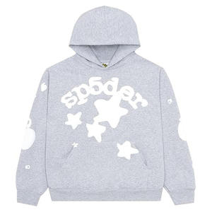 Pull-over à capuche imprimé personnalisé pour hommes 350gsm polaire coton hiver sweat-shirt décontracté OEM Streetwear sweats à capuche - Product Image 5