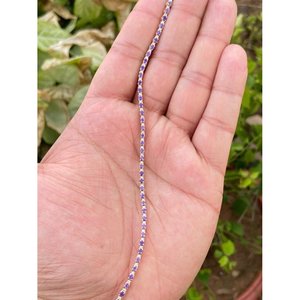 กำไลข้อมือเทนนิสทองคำ 14k ประดับอเมทิสต์และเพชร เครื่องประดับแฟชั่น - Product Image 2