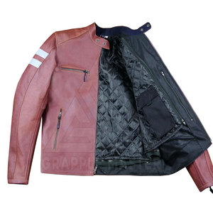 Chaqueta de Motociclista de Invierno para Hombre, Hecha a Medida, de Piel de Vaca, Estilo Urbano, Transpirable, Impermeable, Cuello Redondo, Diseño Personalizado - Product Image 6