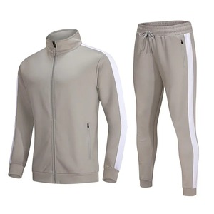 Conjunto Deportivo de Invierno para Hombre al por Mayor, Chaqueta Casual con Cremallera, Manga Larga, Transpirable, de Algodón/Poliéster - Product Image 2