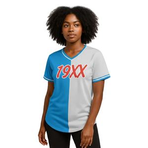 Camiseta Deportiva Personalizada OEM 1913 DST con Cuello en V para Equipos y Universidades, Ropa Deportiva Personalizada para Mujeres de Greek Life - Product Image 4