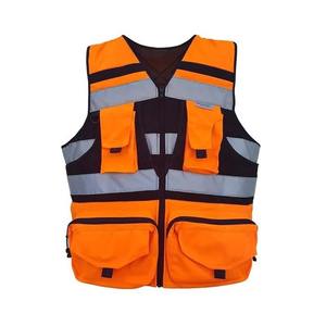 เสื้อกั๊กสะท้อนแสงสำหรับงานก่อสร้างกลางแจ้งราคาประหยัด เสื้อแจ็คเก็ตนิรภัยส่วนบุคคลสำหรับงานก่อสร้าง เสื้อผ้าสะท้อนแสงสำหรับงานรักษาความปลอดภัย - Product Image 1