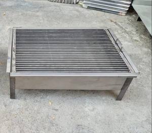 Parrilla de Carbón de Acero Resistente Dorello con Control Táctil de Seguridad para Depleción de Oxígeno, 55x45 cm, Cocina Portátil para Exteriores, Barbacoa Mangal - Product Image 2