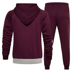 Jersey con capucha de manga larga, sudadera térmica de gimnasio para hombre, chándal liso de talla grande bordado para correr, estampado de soplo 2024 - Product Image 2